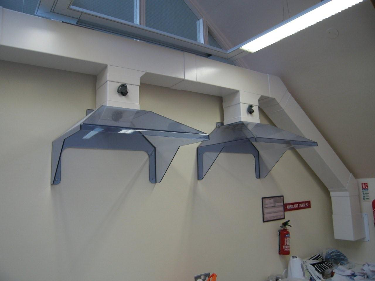 Clear PVC Hoods with Balanced System